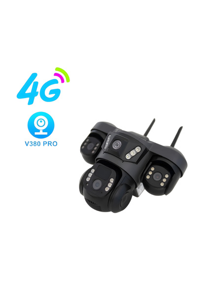 Generic Brand Camera de Supraveghere Tripla 4G 15MP PTZ Solara cu AI & PIR