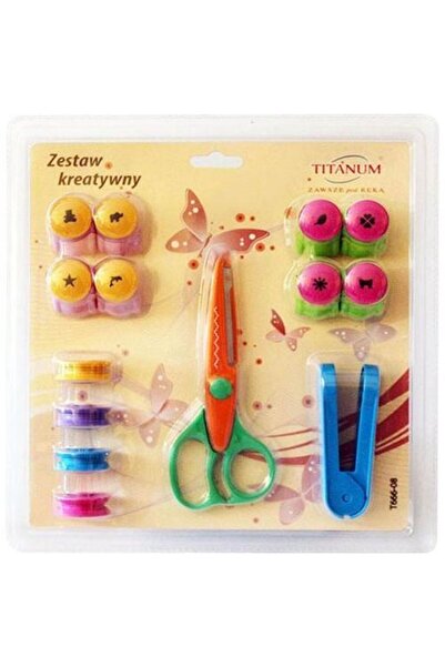 Titanum Set creativ cu foarfece