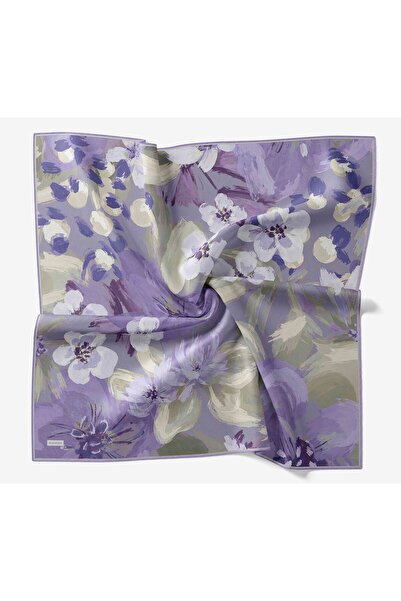 Silk Home Soft Scarf Flower Magenta