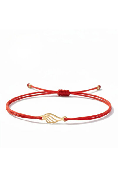 OEM 14K Gold Stylized Wing Cord Bracelet with 2.5mm Beads