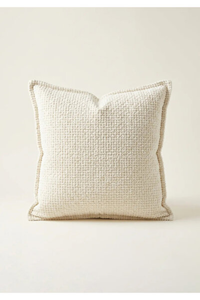 HOMİNG Pebble Cream Cushion Cover 45X45 cm
