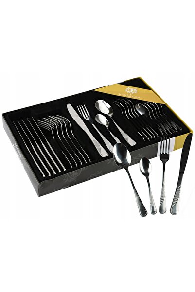Karl Hausmann SET TACĂNĂRIE COMPLET 24 piese pentru 6 persoane EVELINE + CUTI...