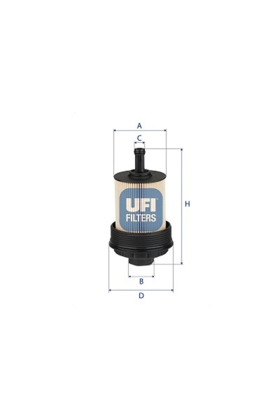 UFITWEAR Cartuș filtru de ulei UFI