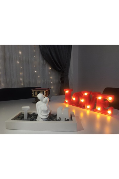Genel Markalar cimenhome Modern Sevgili Seti Hediyelik İsimli