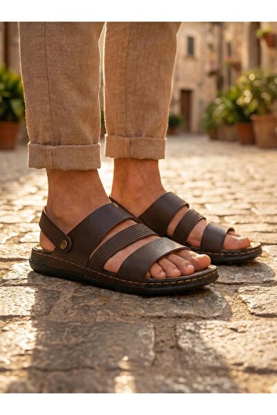 KayaShoes Gezer terlik sandalet