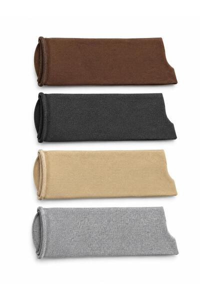 YAADE 4 Pairs of Non-Elastic Diabetic No-Show Cotton Men's Socks