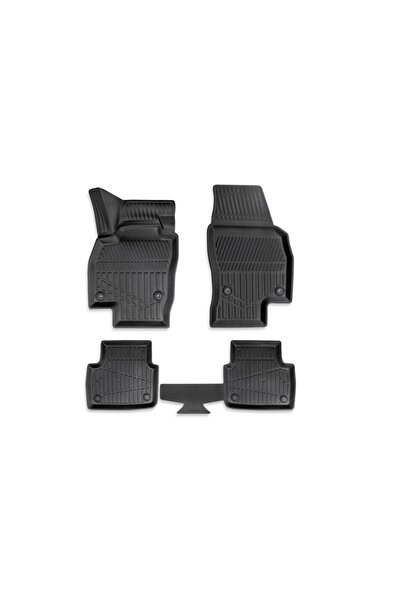 DELUXETUNING Set covorase auto cauciuc Skoda Scala, 2019->, forma tavita 3D