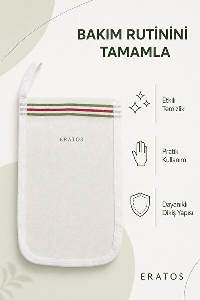 ERATOS Tek Kullanımlık İnce Hamam Kesesi | İnce Dokulu Banyo Kesesi | Hijyeni...