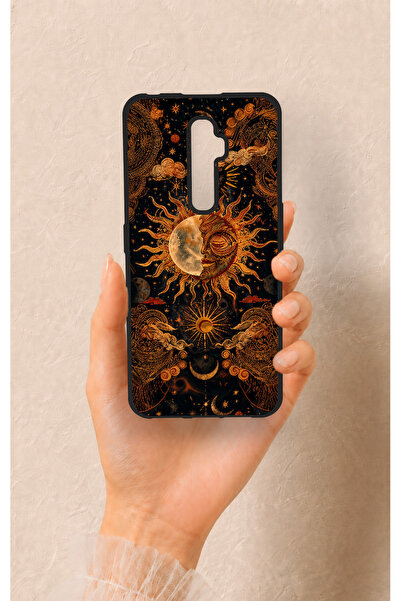 Vip Case Oppo Reno 2Z Uyumlu Mistik Güneş Desenli Silikon Kılıf