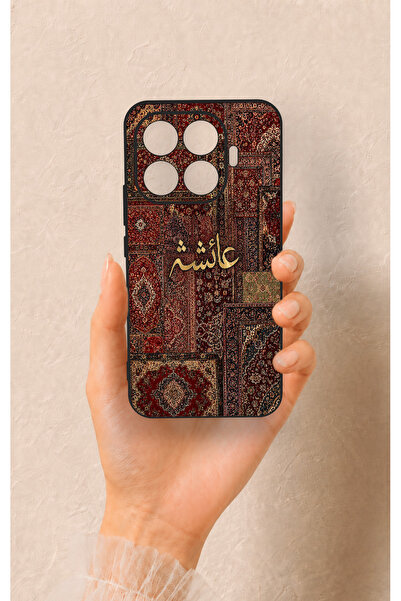 Vip Case Mi 17T Pro 5G Uyumlu Vintage Halı Desenli Silikon Kılıf