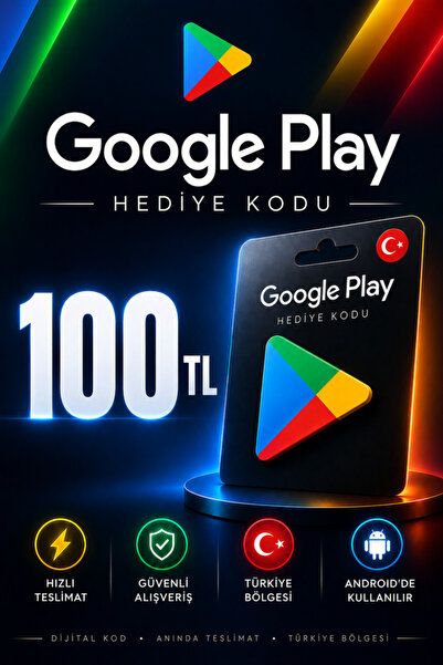 Google Play Hediye Kodu 100TL