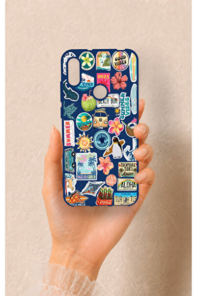 Vip Case Huawei Y6 2019 Uyumlu Summer Vibes Desenli Silikon Kılıf