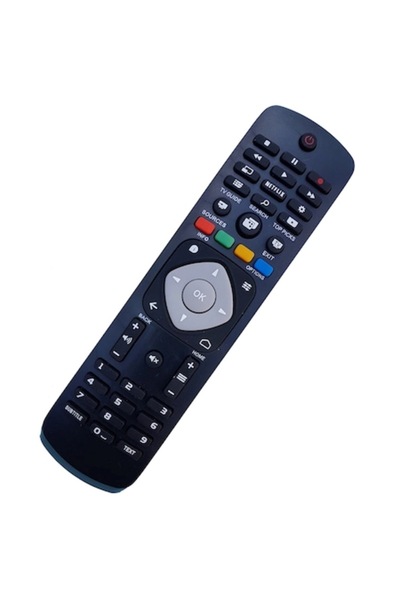 GSC ®   Telecomandă pentru Philips LCD 398GR8BE, neagră, cu funcție Netflix, ...