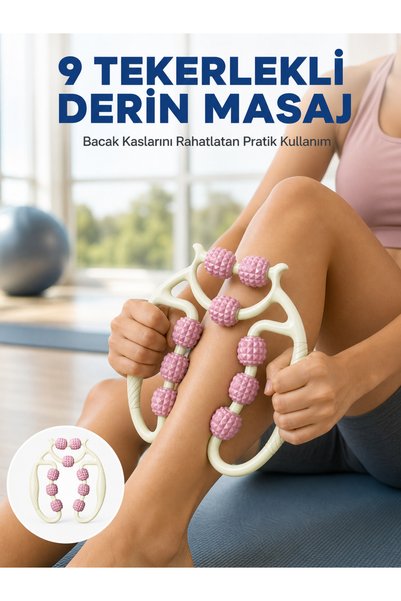 Generic Brand Durable Plastic Muscle Massage Roller Anti-Cellulite