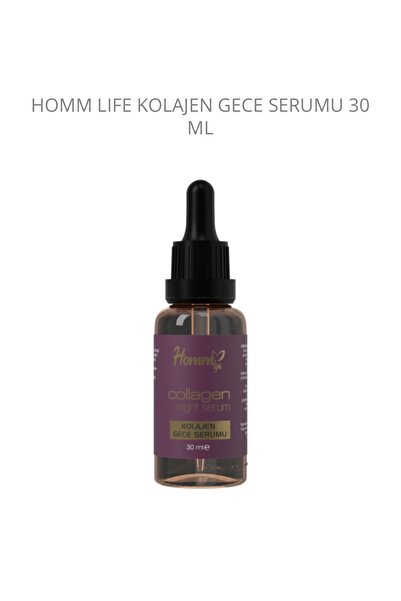 HOMM BİTKİSEL ÜRÜNLER HOMM LIFE COLLAGEN NIGHT SERUM 30 ML