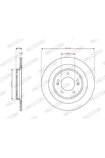 FERODO Set Discuri Frana Hyundai Kona/Tucson 2020-2023