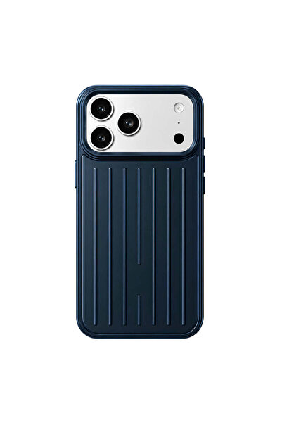 OEM Husă de telefon cu model valiză pentru Apple iPhone 16, Albastru