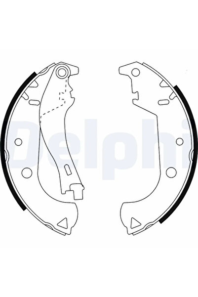 DELPHİ Set Saboti Frana Fiat Doblo Autoutilitara/Limuzina Spatioasa/Doblo Mic...