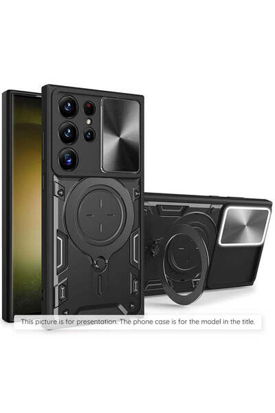 Techsuit Husă pentru Samsung Galaxy S25 FE, S26 FE, CamGuard Pro, Negru