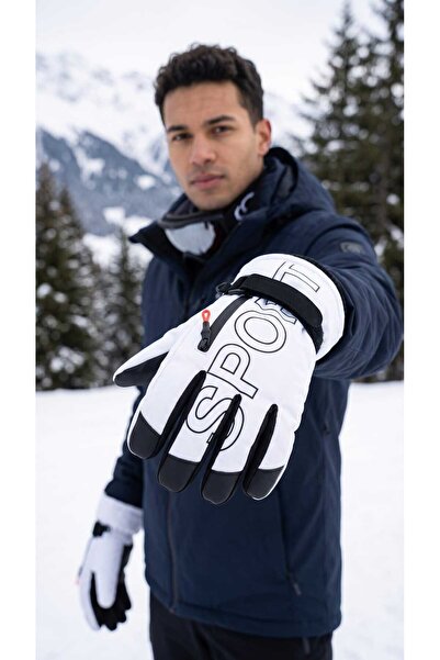 Aware Time Men's Inflatable Snow Ski Gloves