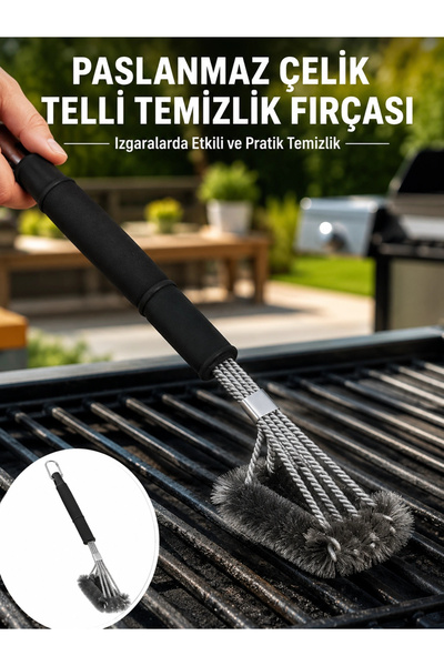 ARMÜZ Grill and Bbq Cleaning Brush Durable Design New Generation