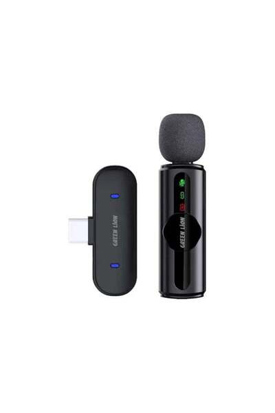 Green Lion GM-75X 3-in-1 Wireless Microphone with Type-C, Lightning & USB-A R...