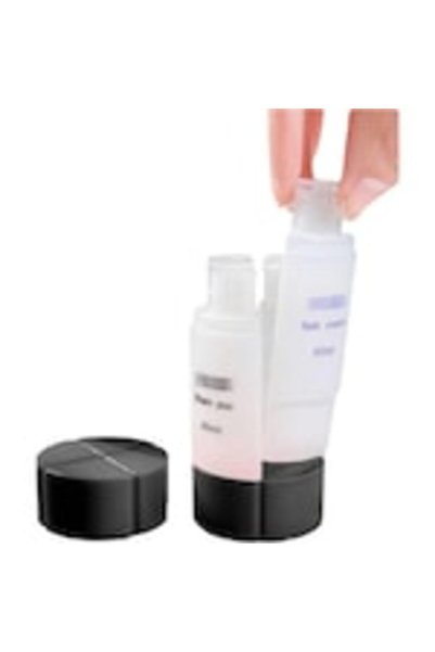 OEM Dispenser pentru produse lichide, pentru voiaj, 4 compartimente, 4x60ml
