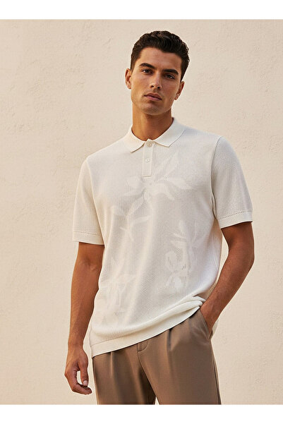 Iconic Short Sleeves Jacquard Polo T-shirt