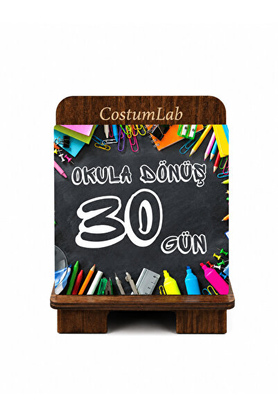 Okula Dönüş Geri Sayım Kartı