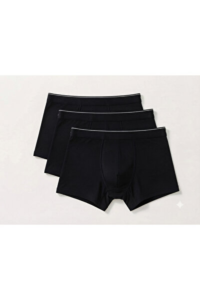 Baagl %100 Pamuk Erkek Boxer Külot 3’lü Paket – Nefes Alan, Terletmeyen, Gün ...