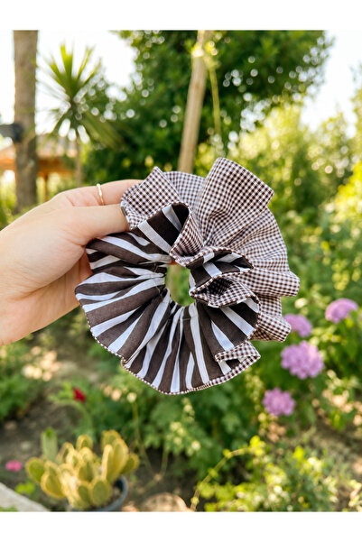 LaLuna.Works Double ruffle scrunchie