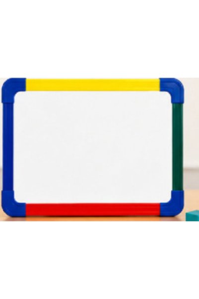 Eduplan WHITE BOARD 20 X 30 CM A 4 WITH RAINBOW FRAME