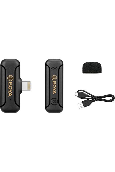 BOYA 2.4GHZ Single-Channel Wireless Microphone System Compatible with iOS Dev...