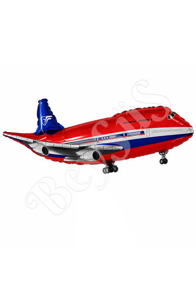 BeySüS Red Airplane Foil Balloon