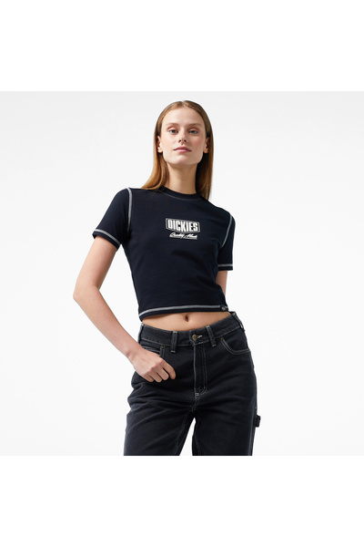 Dickies Philipsburg Slim Kadın Siyah T-Shirt