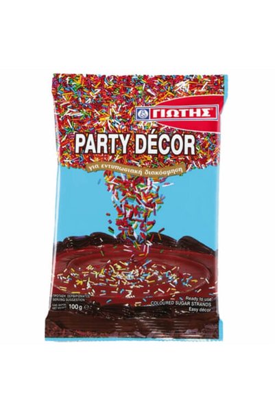 giotis ΓΙΩΤΗΣ ΤΡΟΥΦΑ ΧΡΩΜΑΤΙΣΤΗ PARTY DECOR 100gr.