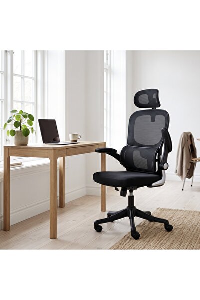 Şeker Ofisi Xandor Ergonomik Fileli Ofis Koltuğu Ayarlanabilir Kafalıklı Katl...