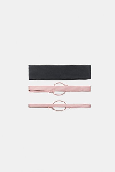 Stradivarius Set of 3 elasticated sports fur headbands