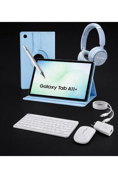 Samsung Galaxy Tab A11 Plus 6gb 128gb 11 İNÇ KILIF+KALEM HEDİYE+BAŞLIK+KLAVYE...