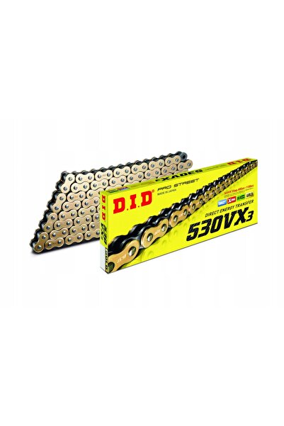 Didopack DID530VX3G&B-98 D.I. Lanț de transmisie motocicletă. DID 530 X-RING ...
