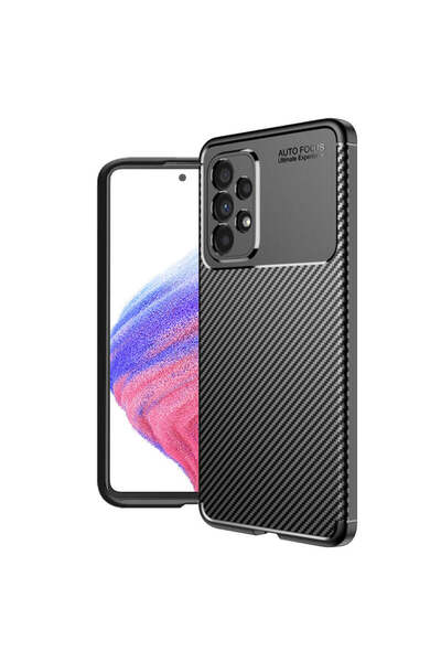 Techsuit Husă pentru Samsung Galaxy A53 5G, Fibră de carbon, negru - negru