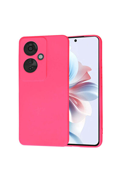 Techsuit Husă pentru OPPO Reno11 F, SoftFlex, fuchsia - fuchsia