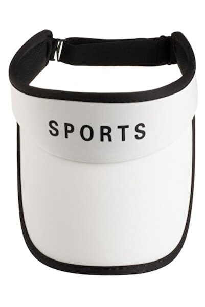 ivokid Șapcă cu cozoroc din bumbac ecru, cu bordură neagră, model  "Sport ", ...