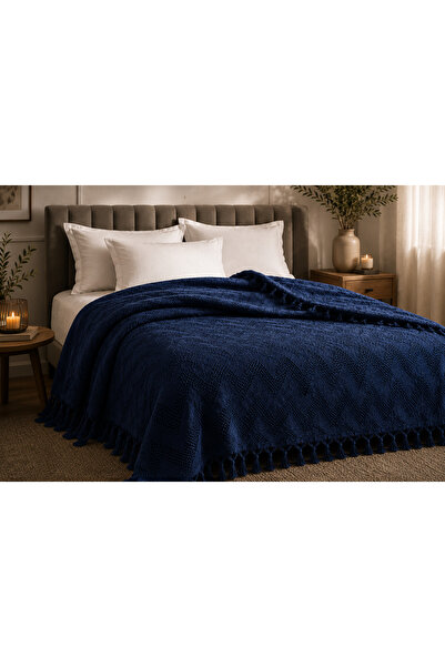Kapreo Home Craft Collection Premium Çift Kişilik Pike 200 X 230 Lacivert