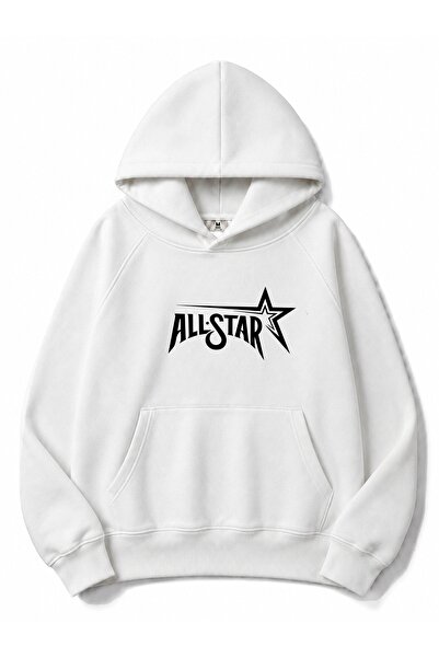 Boi Unisex Φούτερ Μπάσκετ Allstar Κορυφαίας Ποιότητας Χοντρό Χειμερινό Φούτερ...