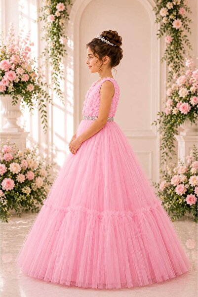 FERA Princess Children's Evening Dress Spring Floral