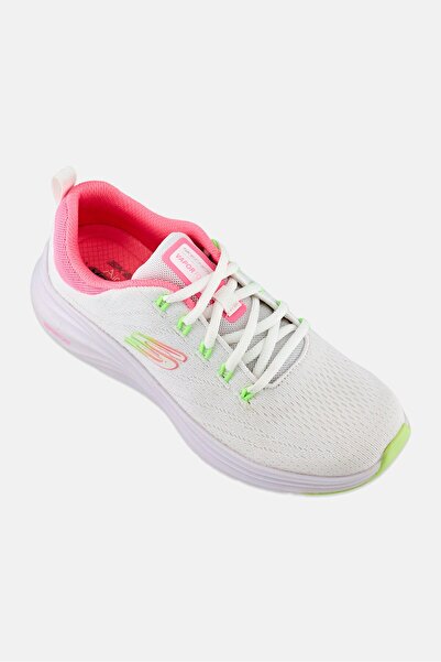 SKECHERS Women Vapor Foam Lace Up Running Shoes, White