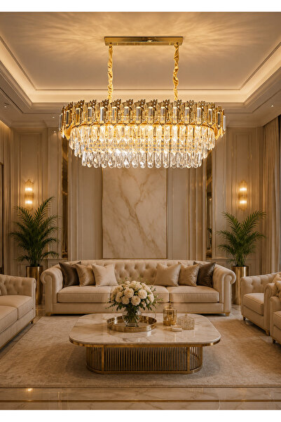 Generic Brand Luxury Decorative Crystal Chandelier for Hallways and Reception...