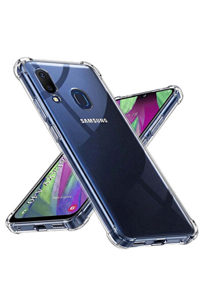 Techsuit Husă pentru Samsung Galaxy A40, din silicon transparent, rezistentă ...