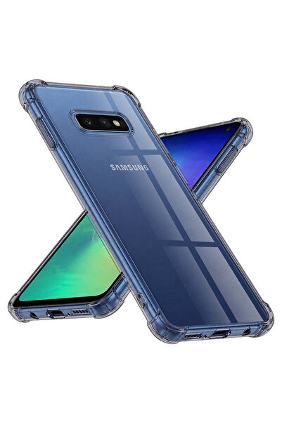 Techsuit Husă pentru Samsung Galaxy S10e, din silicon transparent, rezistentă...